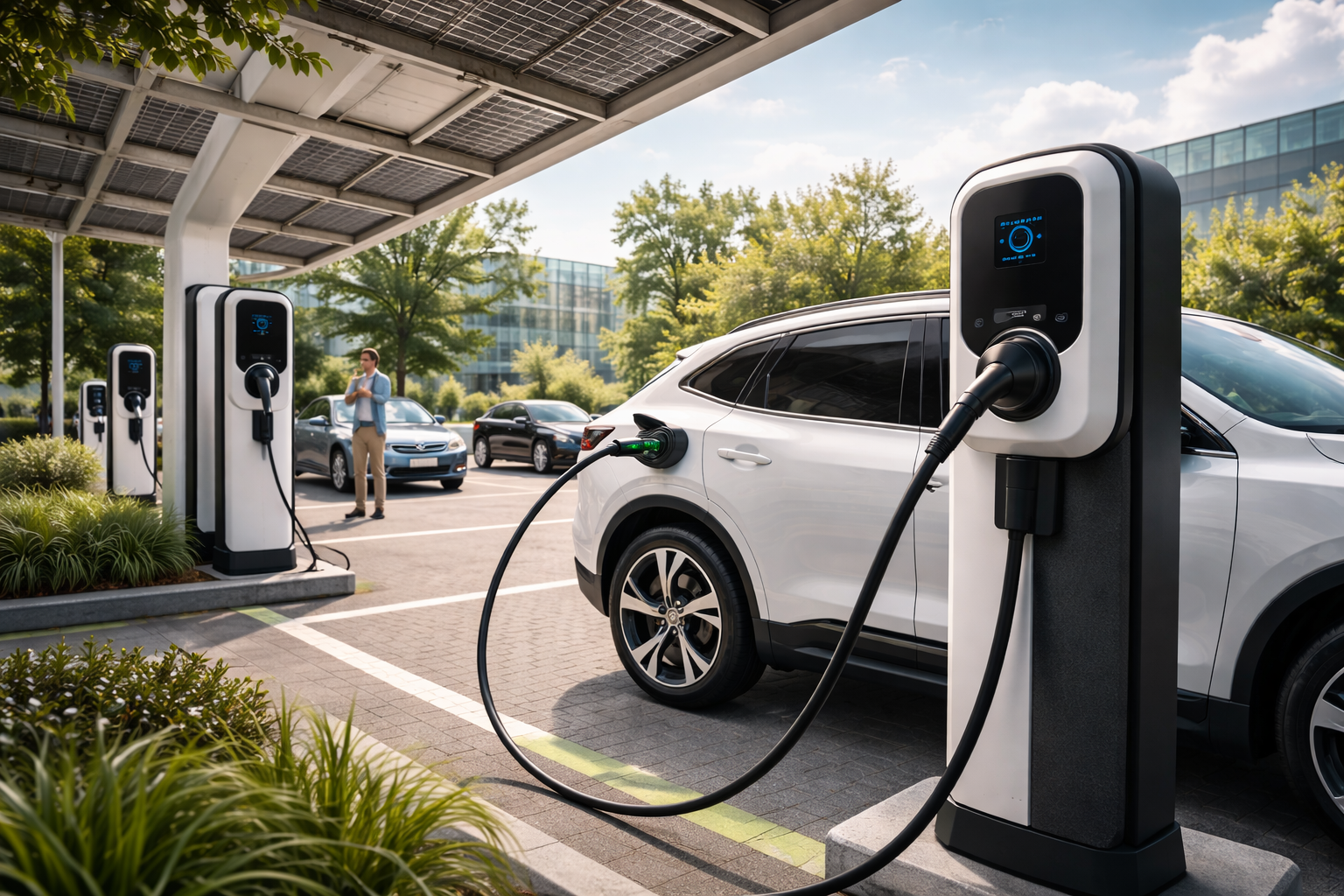 Infraestrutura de recarga em condomínio